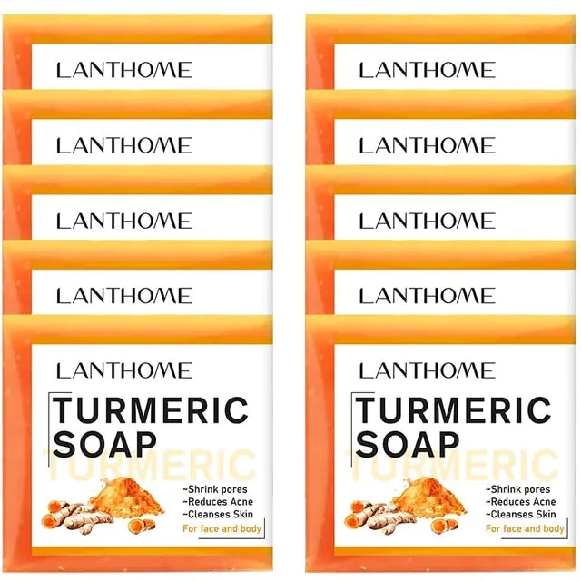 Golden Glow Turmeric Soap Face Cleansing Anti Acn